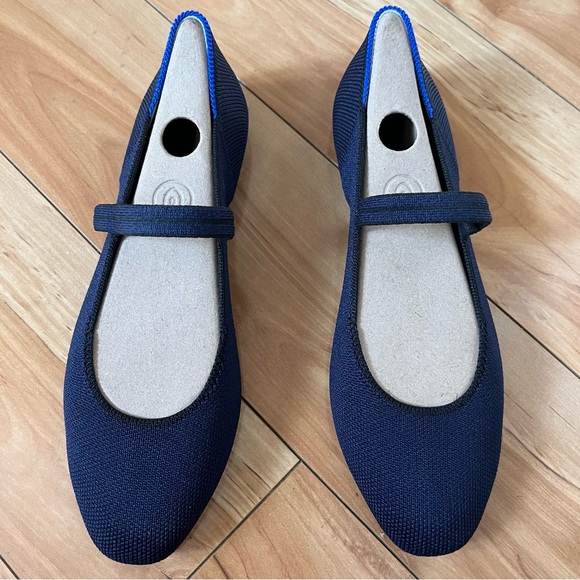 Rothy’s The Square Mary Jane Cobalt Blue Ocean Size 6 - Picture 1 of 7